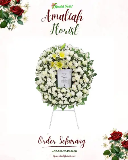 Krans Bunga Duka Rumah Duka Abadi